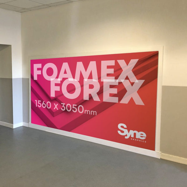 1560 x 3050mm - Foamex / Forex Sheet Printed