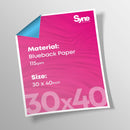 30" x 40" - Blue-back Poster 115gsm