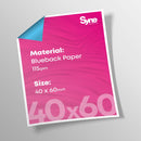 40" x 60" - Blue-back Poster 115gsm
