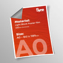 A0 - Light Block Poster Film 230mic thickness