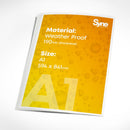 A1 - Weather Proof Poster 190mic