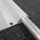 Mesh Banner with Pole Pockets - 370gsm Fire Rated - £18 per sqm