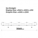Pop Up Systems 3x4 Straight