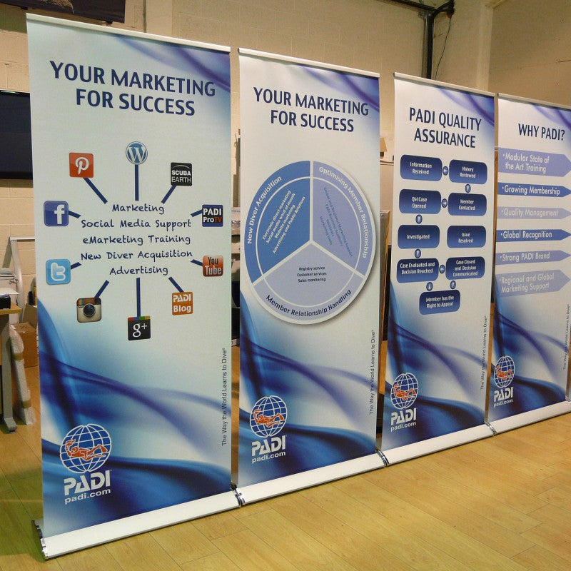 Premium Pull Up Display - 850 x 2000mm