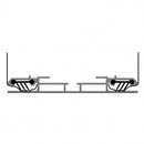 Tension Fabric 100mm Double Sided Profile System