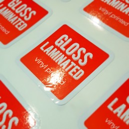Gloss Laminated Printed Sticker