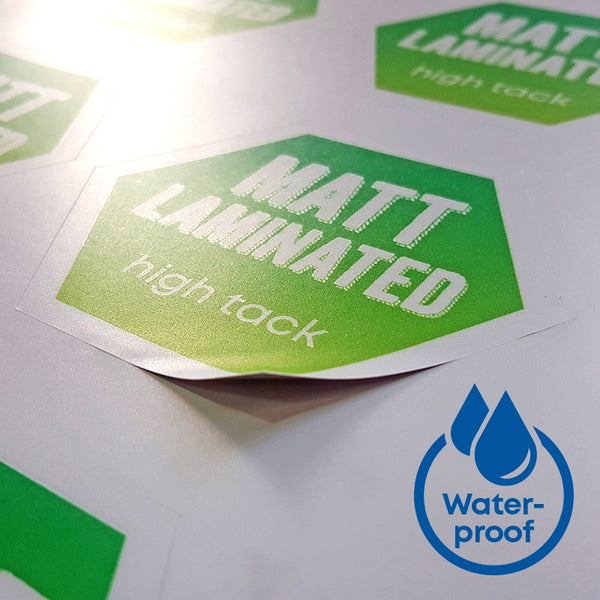 Matt Laminated Printed Sticker