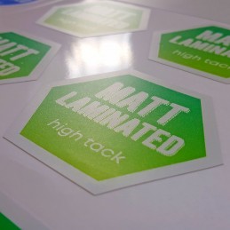 Matt Laminated Printed Sticker